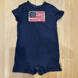 Ralph Lauren romper with flag